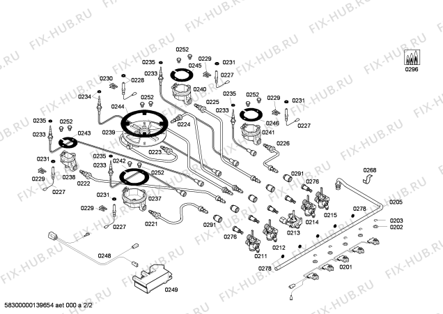 Взрыв-схема плиты (духовки) Siemens EC945RB90N ENC.EC945RB90N 4G+1W 90F SIEMENS - Схема узла 02