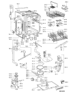 Схема №1 ADG 9999 с изображением Панель управления для посудомойки Whirlpool 480140101997