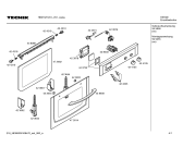 Схема №2 HB3TI2T0 Horno tecnik indep.blanc.multifnc.3d ec2 с изображением Передняя часть корпуса для духового шкафа Bosch 00443732