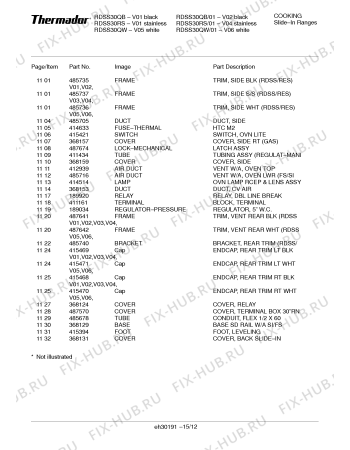 Схема №4 RDDS30VRS с изображением Ящик для духового шкафа Bosch 00368112