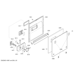 Схема №3 S44M45N2EU с изображением Передняя панель для посудомойки Bosch 00447497