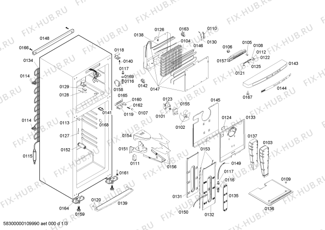 Схема №1 KSU445617O, BOSCH с изображением Декоративная планка для холодильника Bosch 00445218