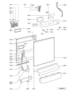 Схема №1 ADP 6515 IX с изображением Модуль (плата) управления для посудомойки Whirlpool 481221838714