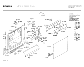 Схема №2 SN23303 с изображением Панель для посудомойки Siemens 00119041