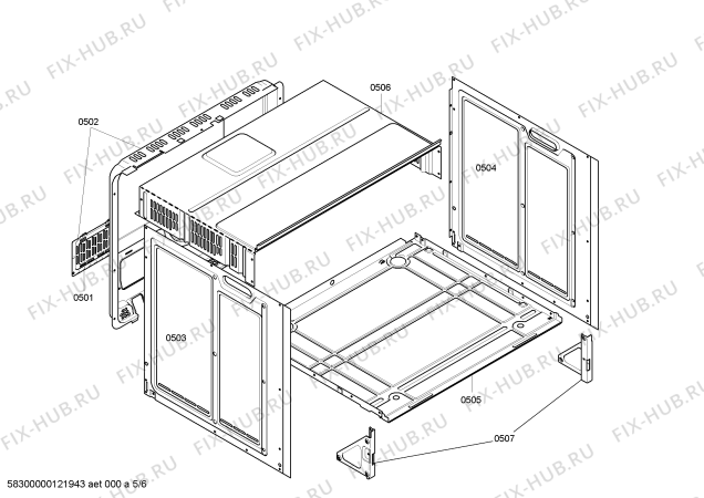 Схема №3 HB151550B с изображением Панель управления для духового шкафа Siemens 00445435