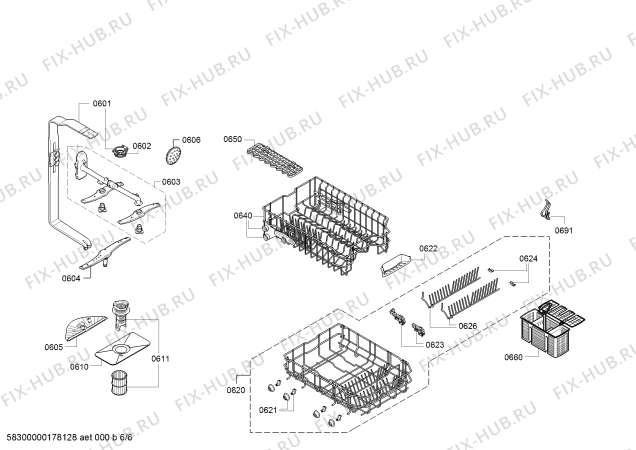 Схема №1 CP3A00J5 с изображением Силовой модуль запрограммированный для посудомоечной машины Bosch 00755311