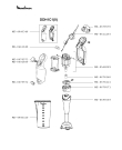 Схема №1 DDH1C1(0) с изображением Стойка для электроблендера Moulinex MS-0695569