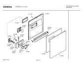 Схема №1 SE28M250 Extraklasse с изображением Передняя панель для посудомоечной машины Siemens 00439932