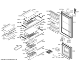 Схема №1 KGN49S50 с изображением Дверь морозильной камеры для холодильника Bosch 00702316