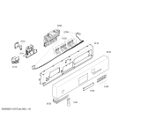Схема №4 SE5GNF11 с изображением Передняя панель для посудомойки Bosch 00667509
