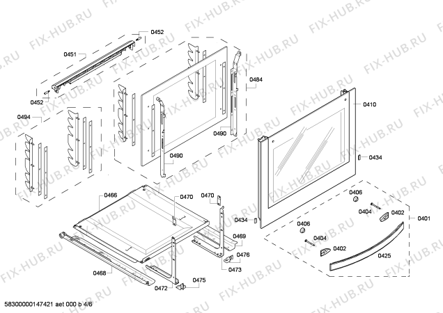 Схема №2 3CGX468BT с изображением Плита Siemens 00273733