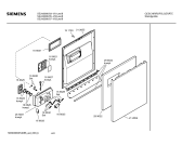 Схема №3 SE24290II PlusSense с изображением Передняя панель для электропосудомоечной машины Siemens 00360668