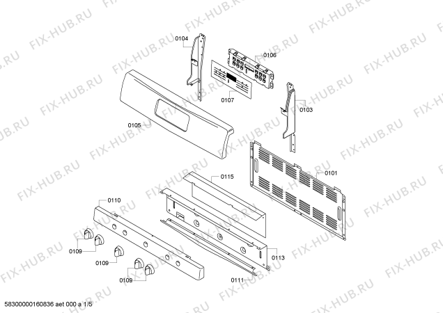 Схема №1 HGS3023UC с изображением Клапан для электропечи Bosch 00651131