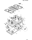 Схема №1 PI41ADEX (F012670) с изображением Панель для плиты (духовки) Indesit C00047846