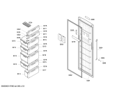 Схема №2 GSV30F30CH с изображением Дверь для холодильника Siemens 00249599