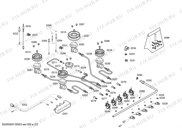 Взрыв-схема плиты (духовки) Siemens ER726RB90D ENC.ER726RB90D 4G+1W C70F IH5 SIEMENS - Схема узла 02