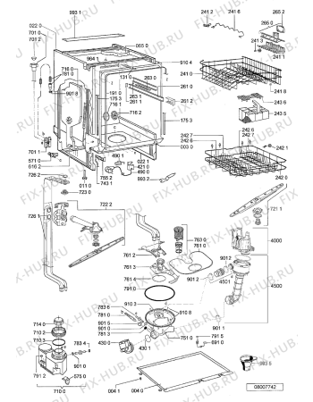 Схема №1 ADG75601WP (F091651) с изображением Руководство для электропосудомоечной машины Indesit C00350649