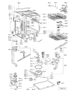 Схема №1 ADG75601WP (F091651) с изображением Наставление для посудомоечной машины Indesit C00350654