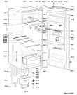 Схема №1 ARG 9472 A++ S с изображением Дверца для холодильной камеры Whirlpool 481010903119