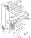 Схема №1 S3092-1I с изображением Панель ящика для холодильника Aeg 2271021178