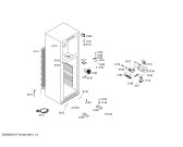 Схема №1 KD33VX10FF с изображением Дверь для холодильника Siemens 00245657