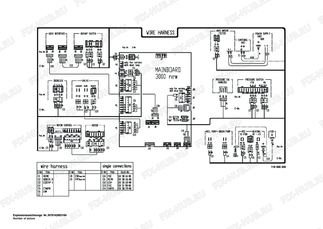 Взрыв-схема стиральной машины Zanussi Electrolux ZWF1840 - Схема узла Control 113