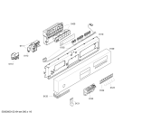 Схема №4 SGI85M34 с изображением Передняя панель для посудомойки Bosch 00448892