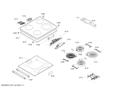 Схема №1 T1323W0 с изображением Стеклокерамика для плиты (духовки) Bosch 00474290