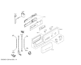 Схема №1 WFO2811EU с изображением Панель управления для стиралки Bosch 00446747
