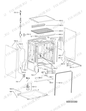 Схема №1 GSF ECO с изображением Другое для посудомоечной машины Whirlpool 481981529612