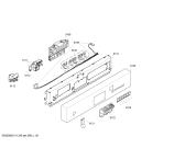 Схема №1 SGI84M15 с изображением Передняя панель для посудомойки Bosch 00446049
