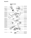 Схема №1 RO7011FA/410 с изображением Двигатель (мотор) для электропылесоса Rowenta RS-RT2040