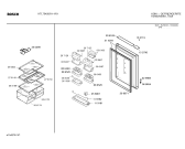 Схема №1 KTR75490 с изображением Дверь для холодильной камеры Bosch 00214204