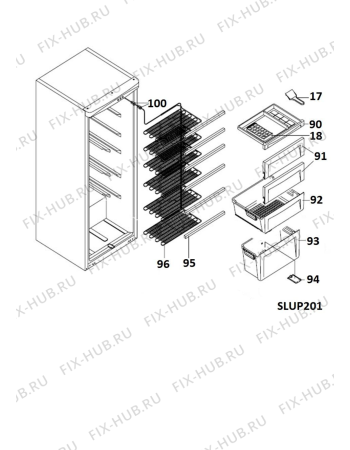 Схема №3 FZ1DS1701213 (F081928) с изображением Другое для холодильника Indesit C00294874