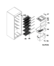 Схема №3 FZ1DS1701213 (F081928) с изображением Часть корпуса для холодильника Indesit C00294851