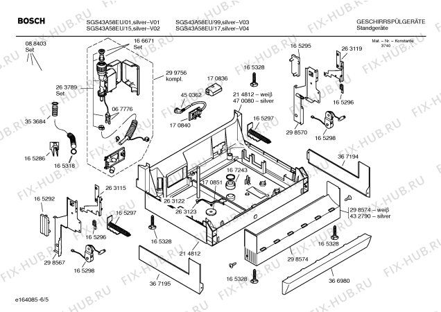 Схема №2 SGS4522EU Evolution с изображением Кабель для посудомоечной машины Bosch 00492230