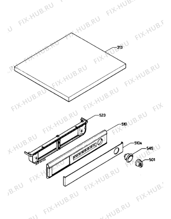 Взрыв-схема стиральной машины Zanussi ZD150R - Схема узла Command panel 037