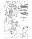 Схема №1 ADP 241 S WH с изображением Модуль (плата) управления для посудомойки Whirlpool 481221478639