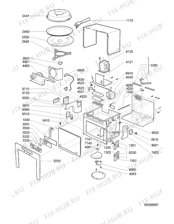 Схема №1 EMCCD 6622 AL с изображением Сенсорная панель для микроволновки Whirlpool 481245350367