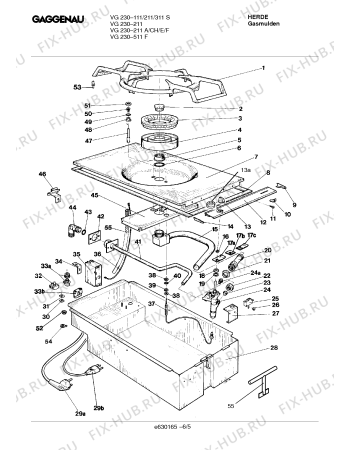Схема №2 VG330211CH с изображением Гайка для плиты (духовки) Bosch 00156044
