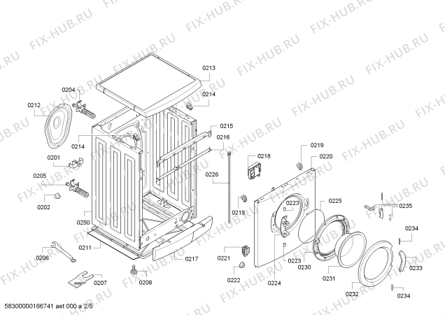 Схема №2 WM14E193NL IQ300 varioPerfect с изображением Силовой модуль для стиральной машины Siemens 00706375