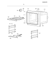 Схема №3 ESR 6482 WEISS с изображением Дверь (стекло) духовки для плиты (духовки) Whirlpool 482000018487