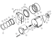 Схема №1 W6761 CE   -Stainless (900003362, WM55AEU) с изображением Нагревательный элемент для стиралки Gorenje 441867