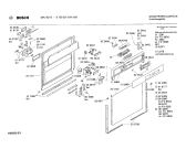 Схема №2 0730201019 SMU6212 с изображением Панель для электропосудомоечной машины Bosch 00115849
