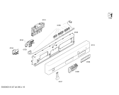 Схема №3 SE24M263EX с изображением Панель управления для посудомоечной машины Siemens 00669570