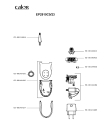 Схема №1 EP2910C0/23 с изображением Корпусная деталь для бритвы (эпилятора) Calor CS-00146426