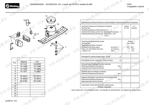 Схема №1 3GV933E/01 с изображением Внешняя дверь для холодильника Bosch 00234647