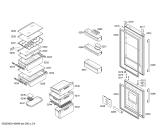 Схема №2 K5870X4 с изображением Дверь морозильной камеры для холодильной камеры Bosch 00686727