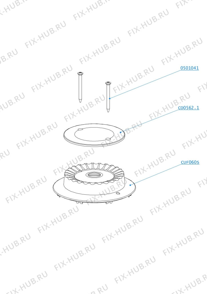 Большое фото - Другое для холодильника Electrolux 1053102081 в гипермаркете Fix-Hub