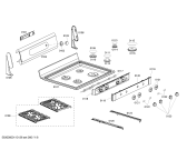 Схема №4 HES252U с изображением Выдвижной ящик для плиты (духовки) Bosch 00472178